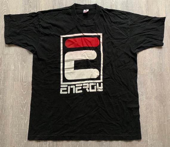 Fila black t shirt sale