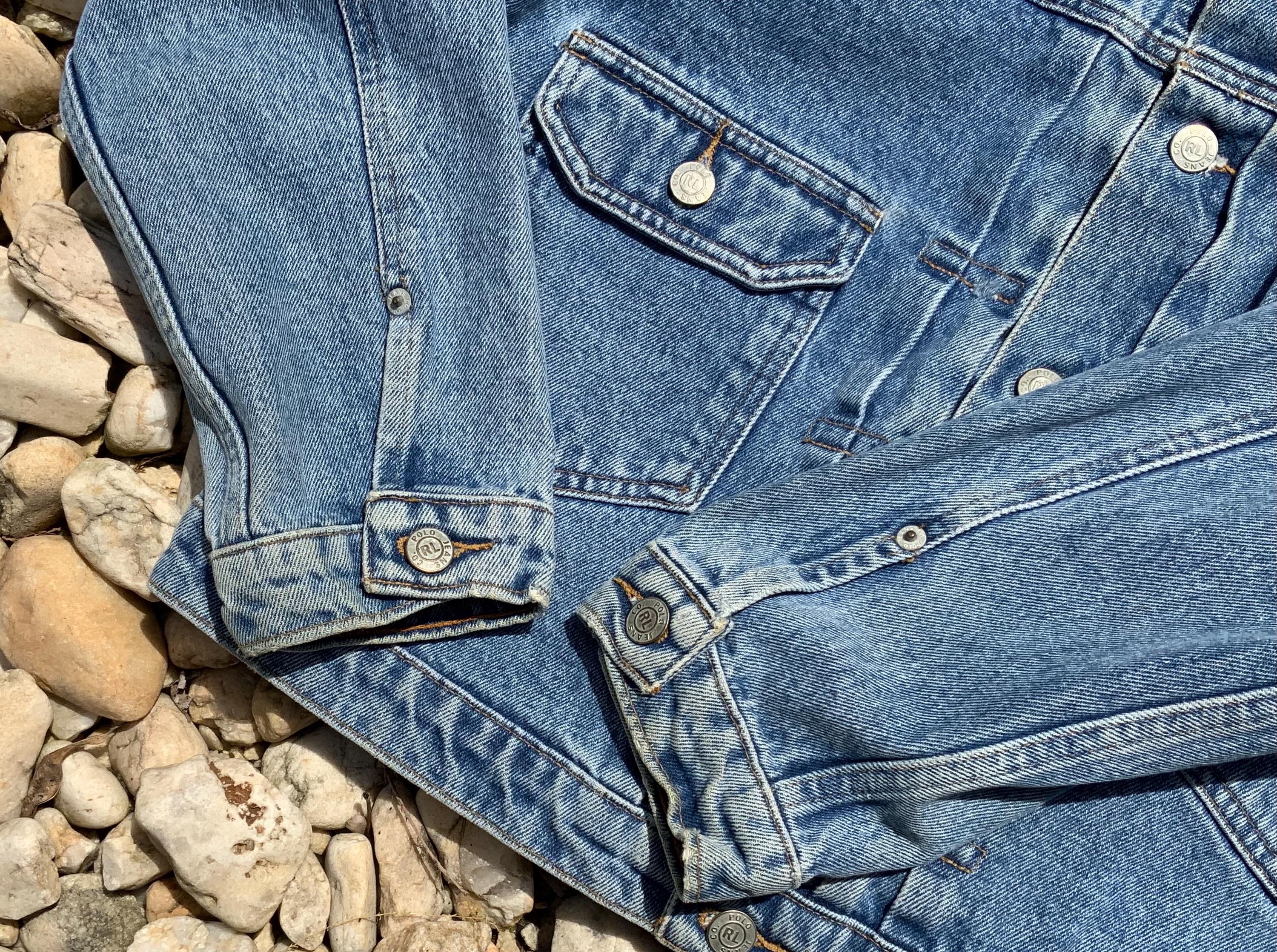 Used Polo Jeans Ralph Lauren Type II 2 Denim Trucker Jacket Sz 