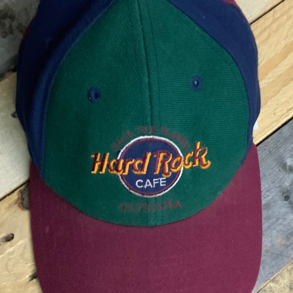 Vintage 90s Hard Rock Cafe Tijuana “Love All Serve All” Snapback Hat