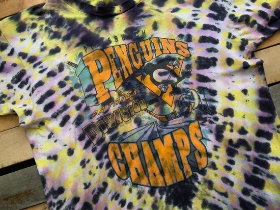 Vintage 90s Pittsburgh Penguins Patrick Division … - image 2