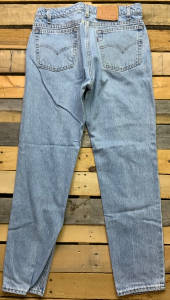 Vintage 90s Levi Strauss 512 32x32 Faded Worn Deni