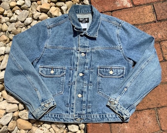 Vintage 90s Polo Ralph Lauren Denim Trucker Type 2 Jacket Large