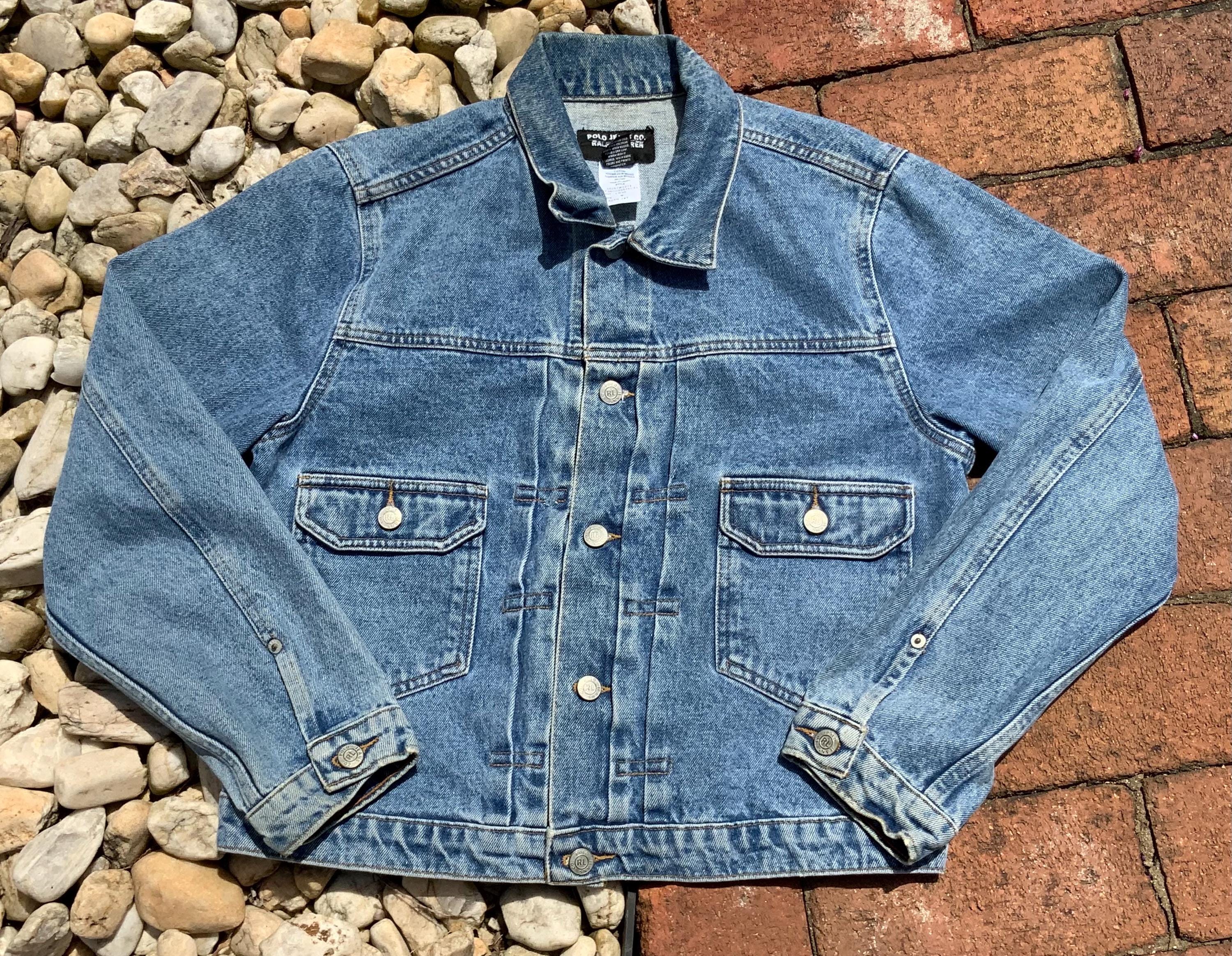 超希少 90s ラルフローレン ダックデニムトラッカー 裏ブランケット 2nd POLO RALPH LAUREN(ポロラルフローレン) 90's~00's Type 2 Denim