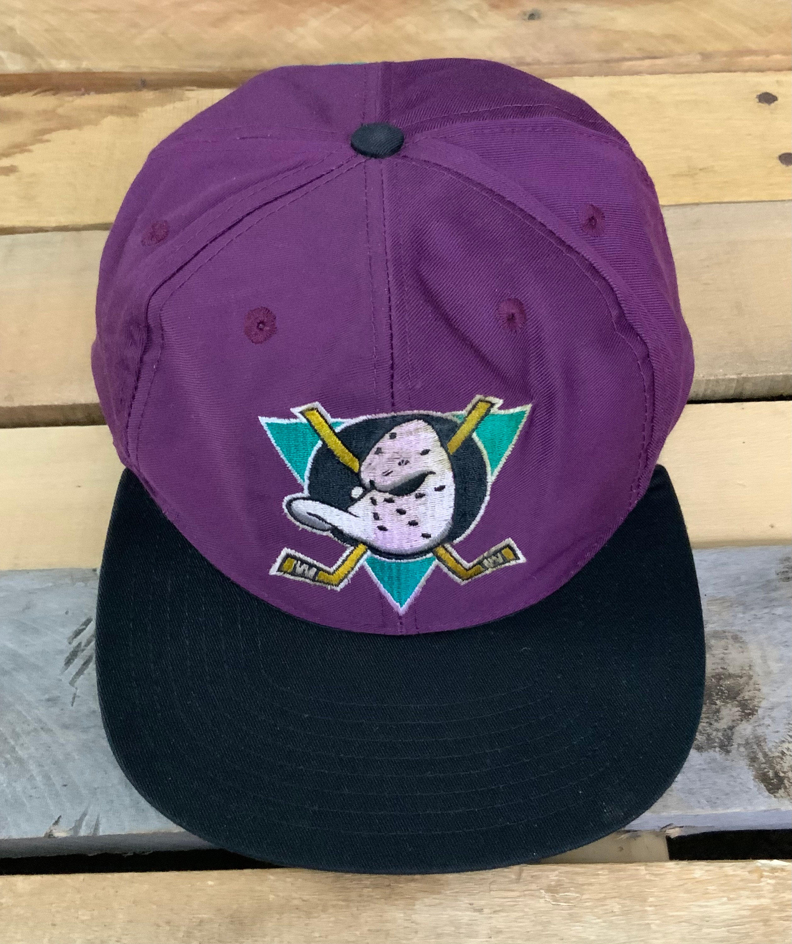 Vintage Anaheim Ducks Snapback Hat Logo 7 NHL Hockey California Mighty  Ducks Classic 1990s 90s Disney -  Finland