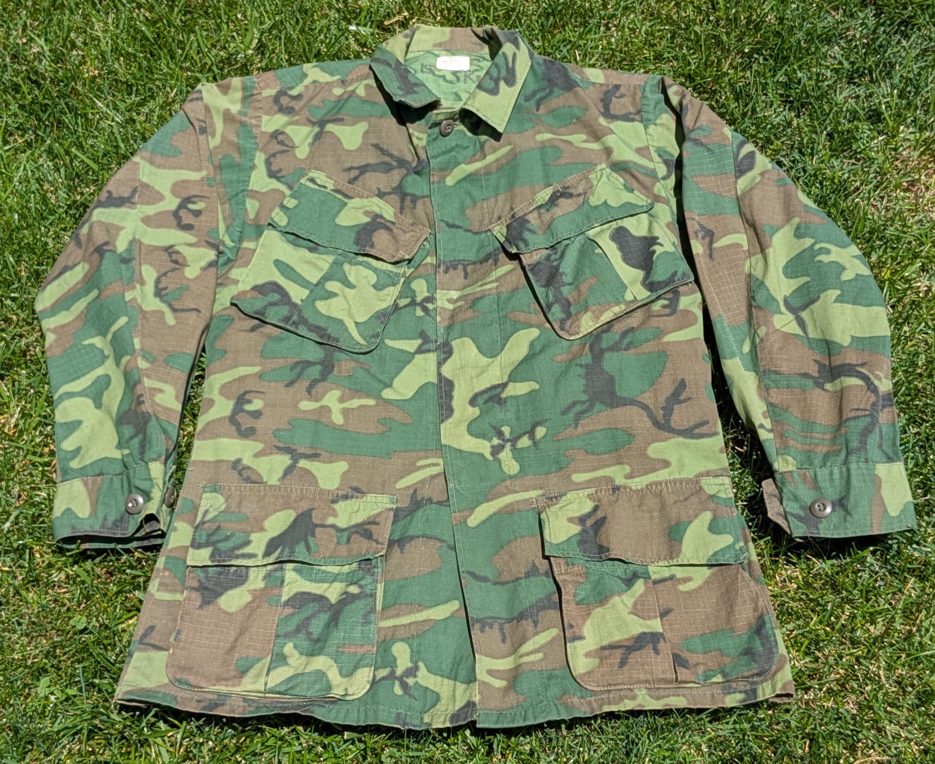ボ*ビ様 1960s Vintage US Army Jungle Fatigu Vintage 1960s Vietnam War US Army Jungle Fatigue Jacket