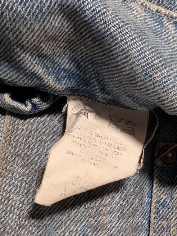 Vintage 80s Carhartt Unlined Denim Chore Coat Sz … - image 3