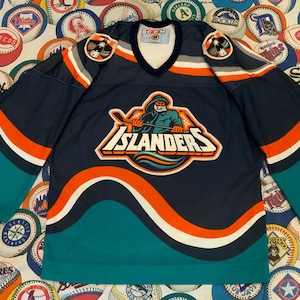 Vintage 90s New York Islanders CCM Fisherman Jersey Sz Medium NHL Hockey Canada