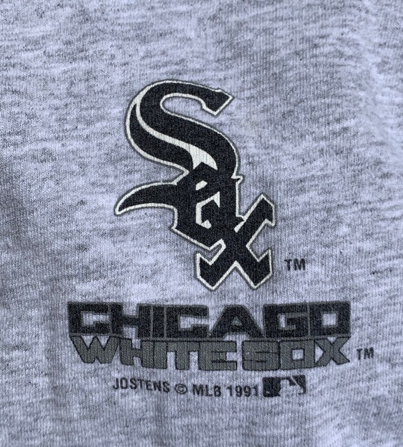 Vintage 90s Chicago White Sox 1991 Artex Button Baseball Jersey Size Large 14-16 Medium Made in USA
