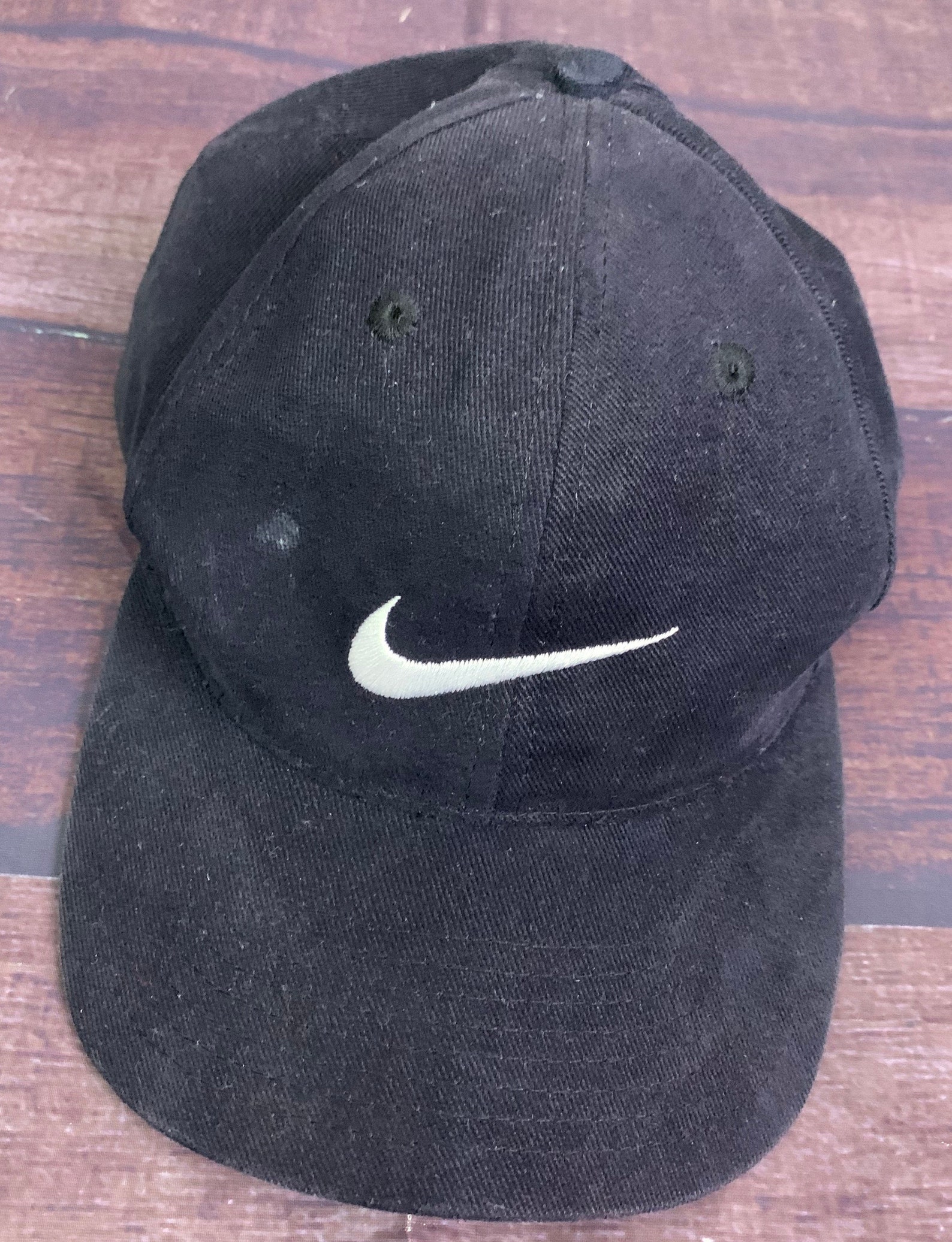 Vintage 90s Nike White Swoosh Snapback Hat Cap | Etsy