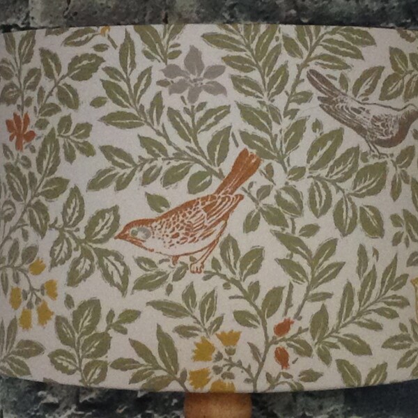 Birds and Leaves lampshades. For ceiling or table shades, 40cm, 30cm or 20cm.