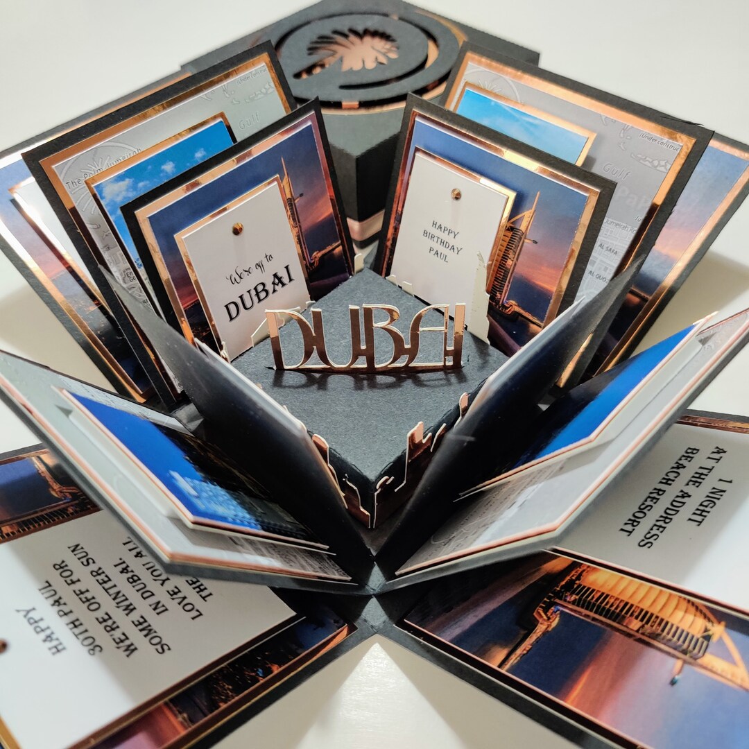 DUBAI Occasions Box Surprise Trip-travel Gift Box Adventure Gift Box ...