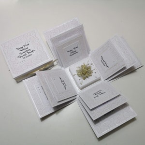 Personalized Pearl 30th Anniversary Exploding Gift Box: Handmade Keepsake