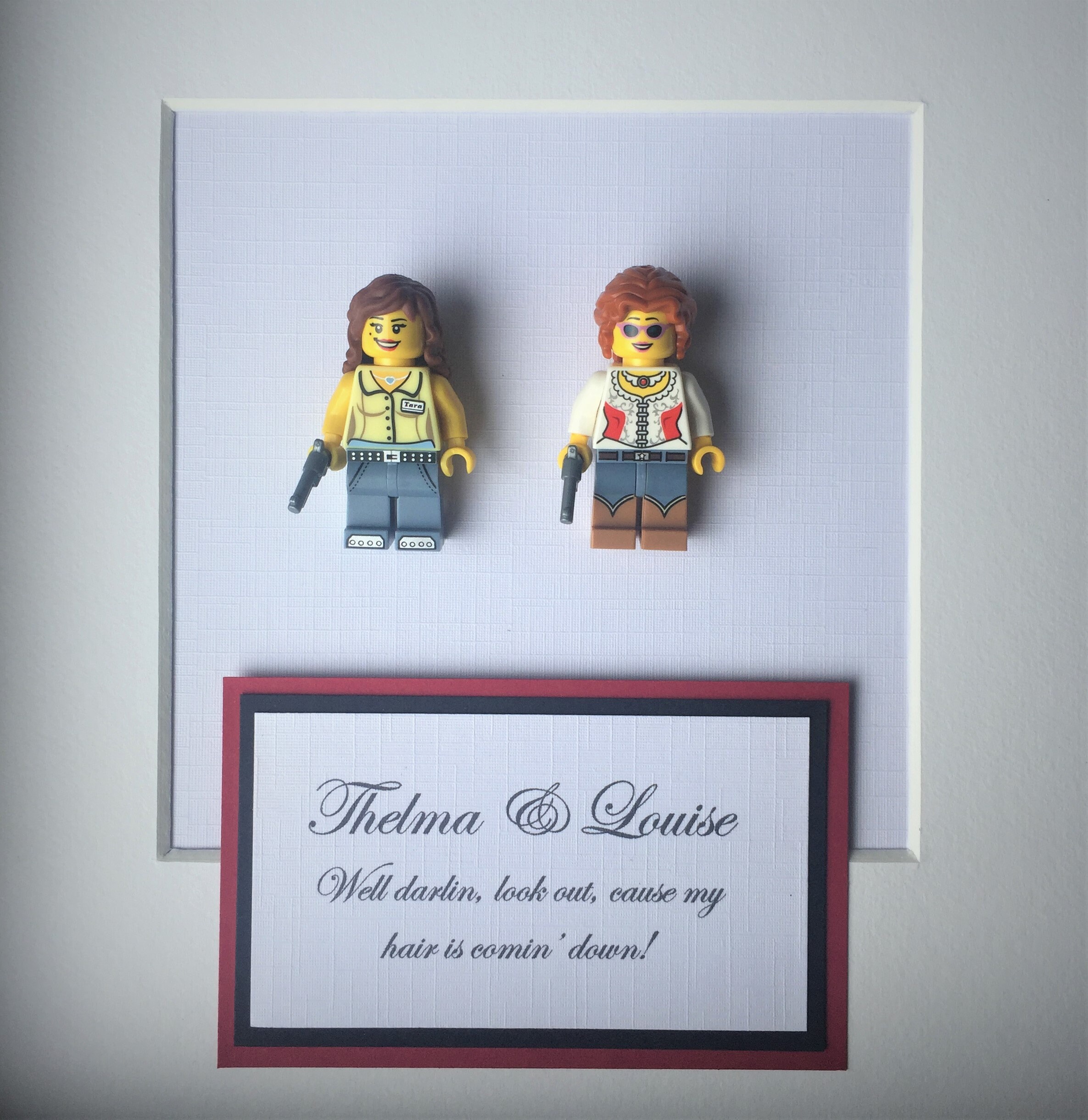 Thelma and Louise® Cult Movie Custom Minigfigure Set Movie -  Sweden