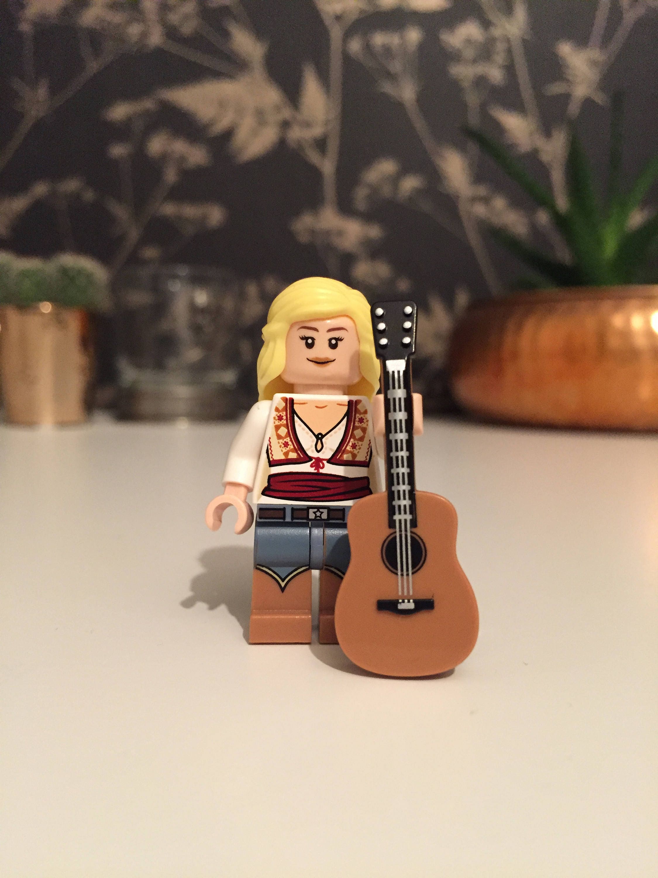 Taylor Swift® Country/pop Music Custom Minifigure. Taylor Swift