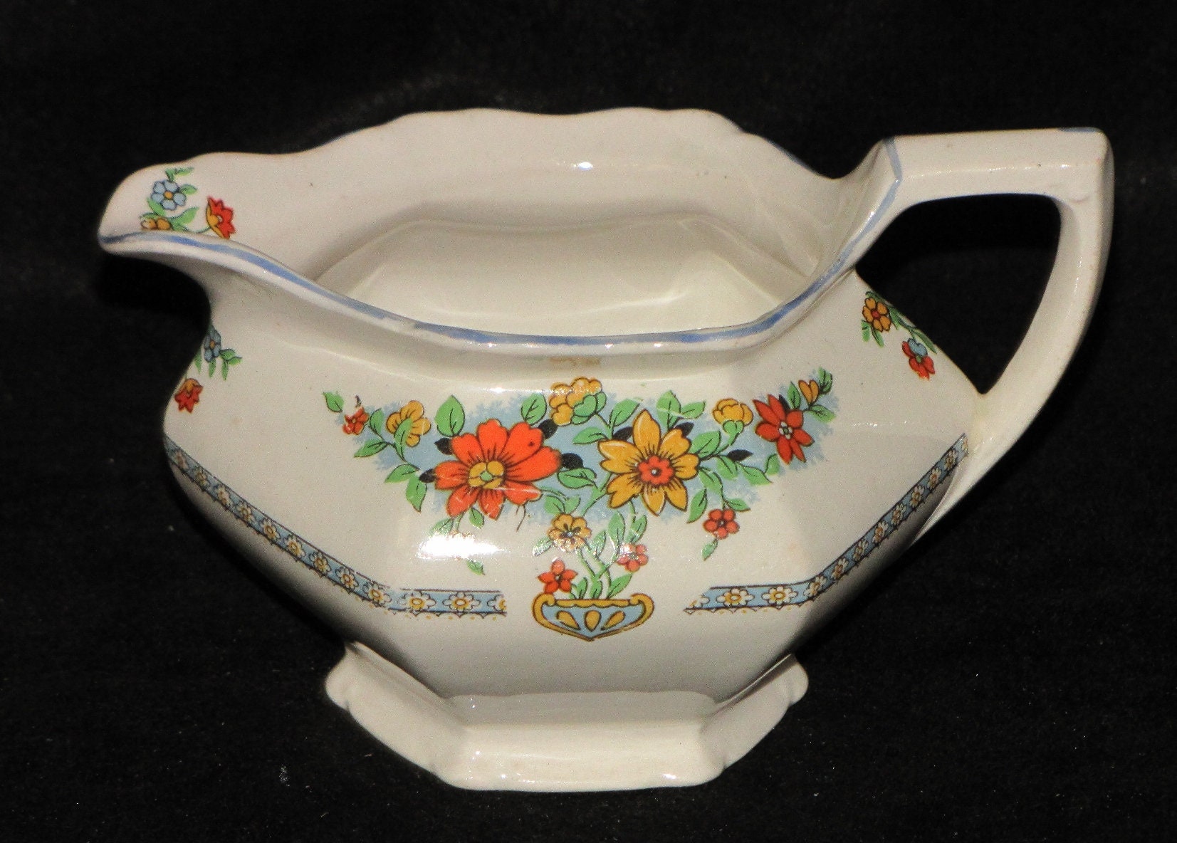 Vintage John Maddock & Sons England Floral Minerva Porcelain Etsy