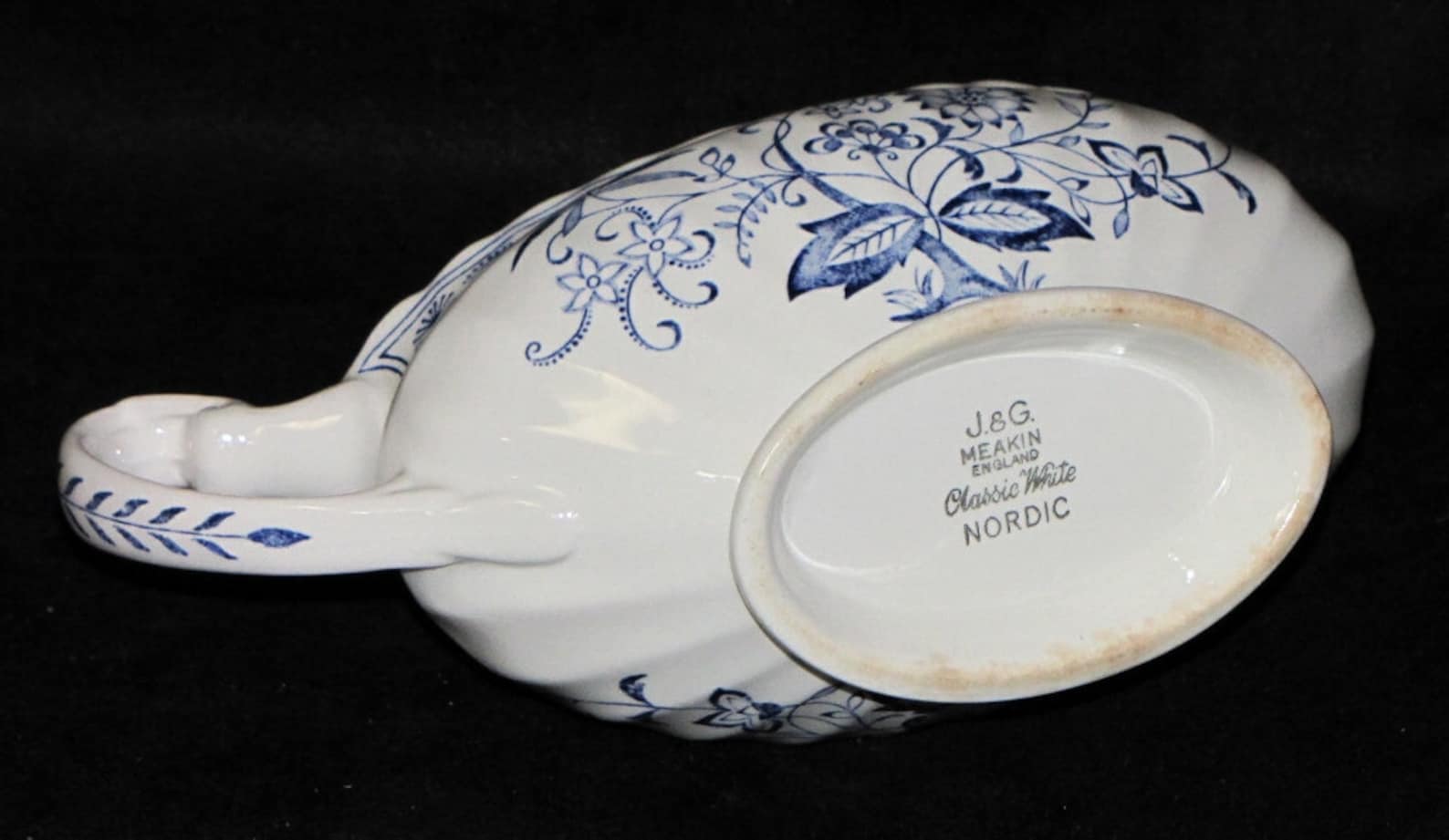 Vintage J & G Meakin England Pottery Classic White Nordic Blue - Etsy