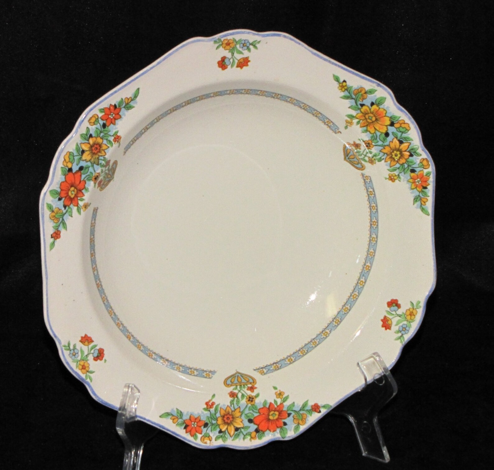 Set of 3 Antique John Maddock & Sons England Floral Minerva Etsy