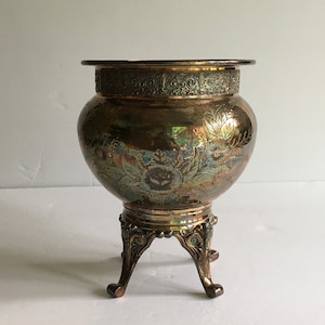 Antique Toronto Silver Plate Company Large Sugar Bowl or Urn - No Lid