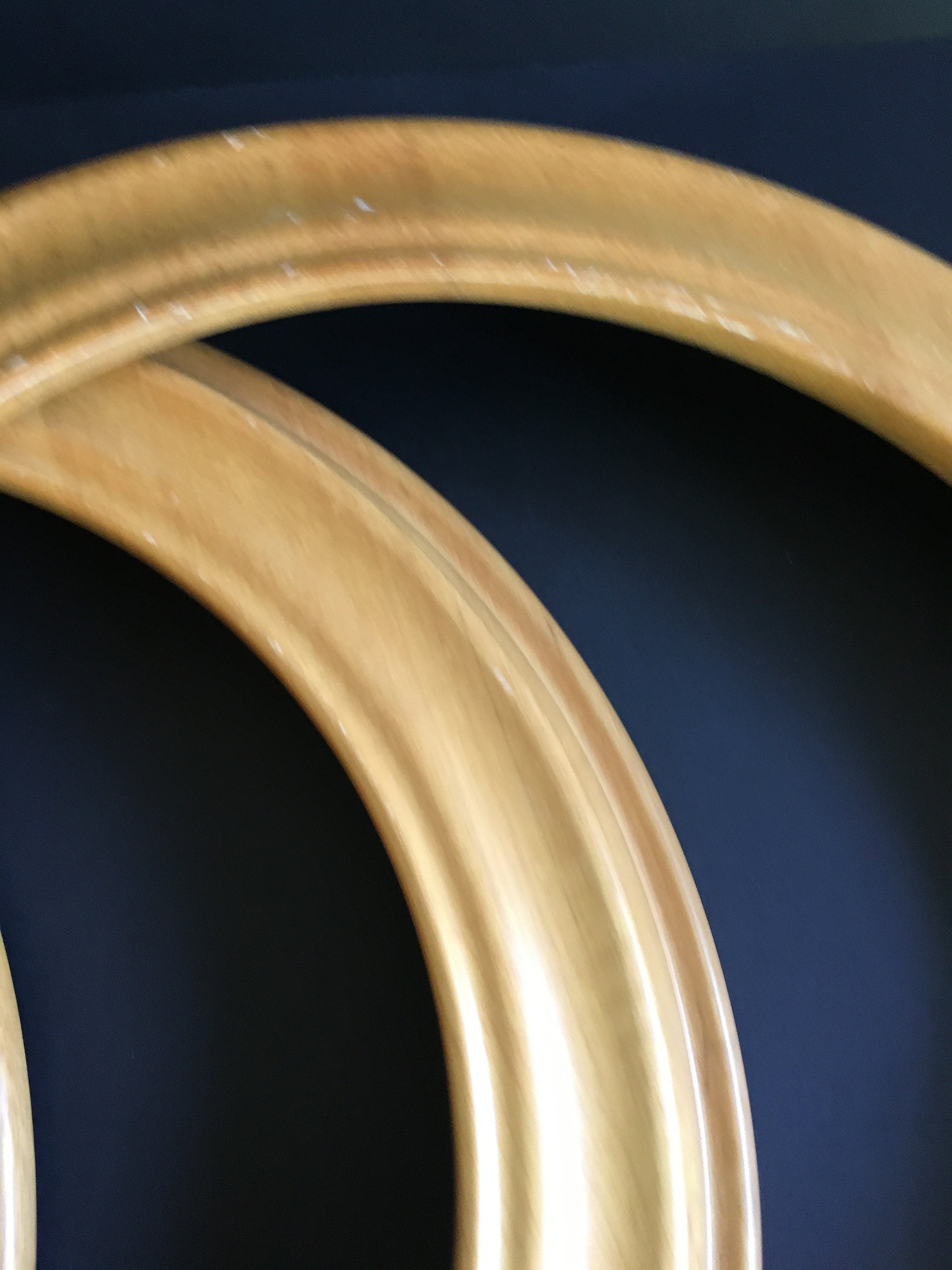 Set of 3 Vanhygan & Smythe Round Wood Plate Frames in a Etsy