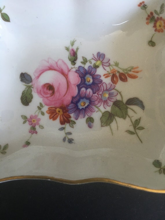 Vintage Royal Crown Denby Bone China Floral Trink… - image 2