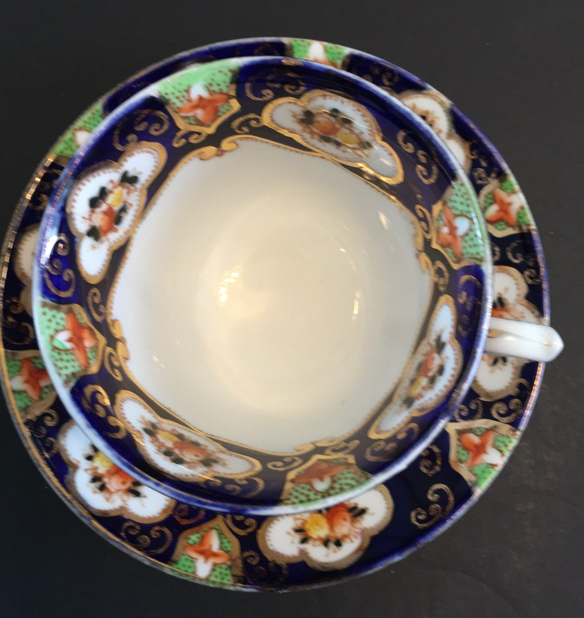 Antique Royal Albert Crown Bone China Cobalt Blue with Rust Etsy Antique Royal Albert Crown Bone China Cobalt Blue with Rust Etsy