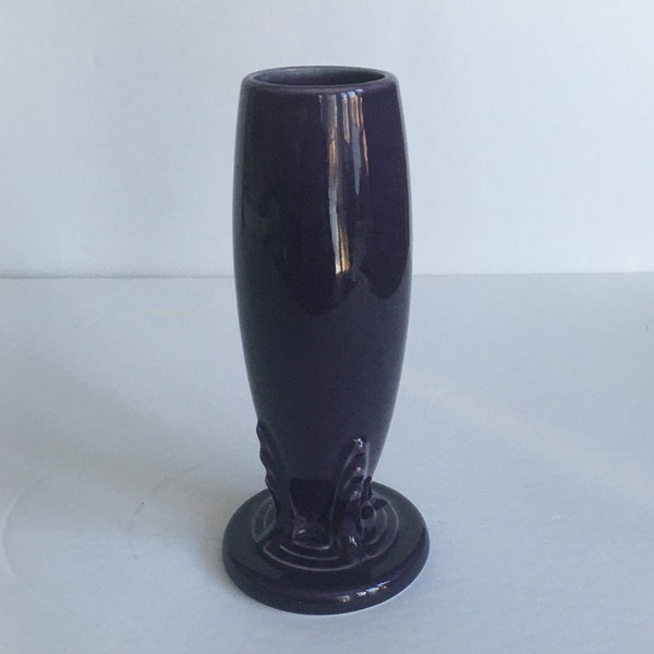 Unique vintage Dark Purple Fiesta Homer Laughlin Bud Vase