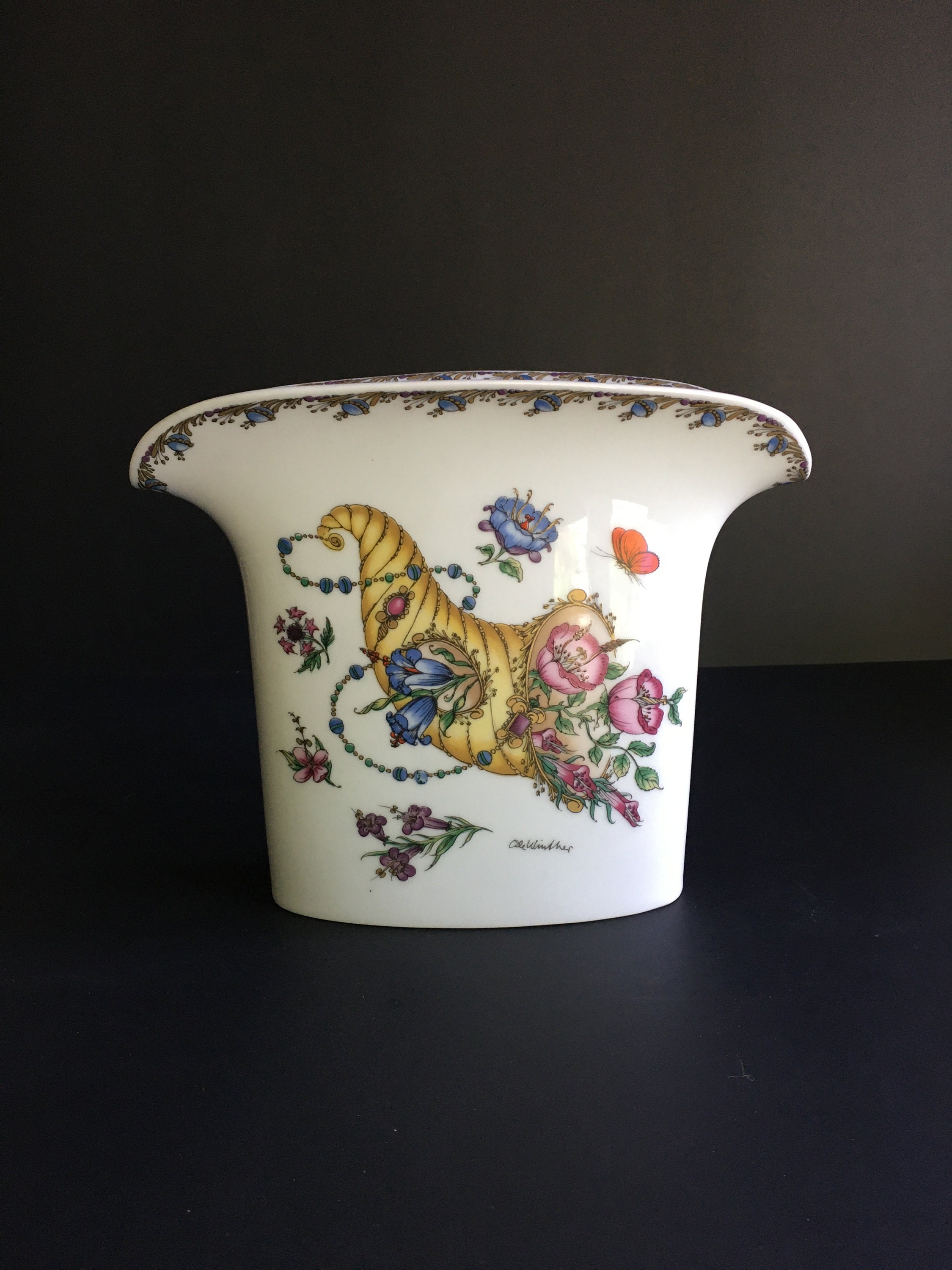 Hutschenreuther Vase - Etsy UK