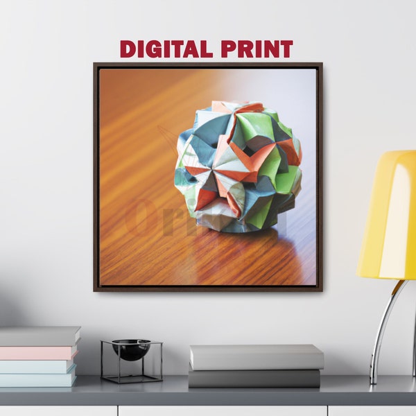 Origami Colorful Kusudama Ball - Digital Download | Home Decor