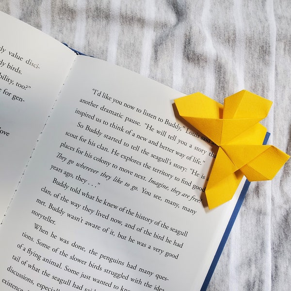 Origami Butterfly Bookmark