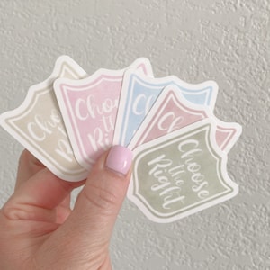 Choose the Right Sheild sticker