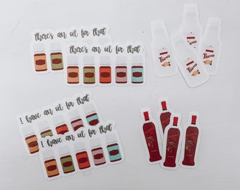 Essential Oils & Young Living Product Stickers