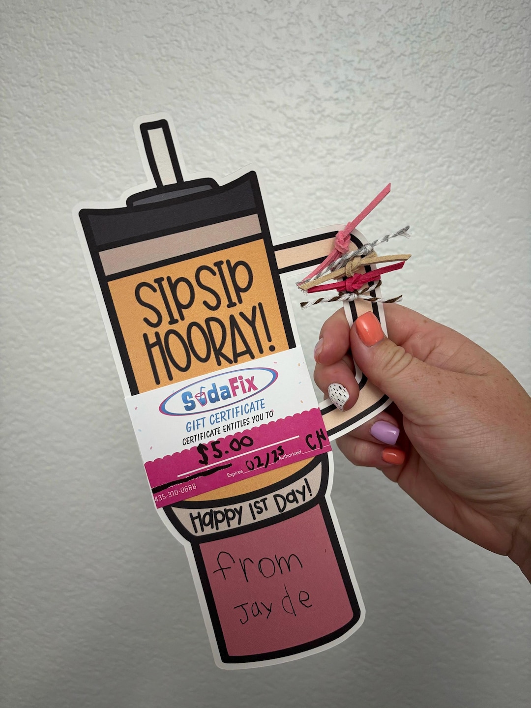 Sip Sip Hooray! Teacher Gift - Etsy