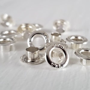 Silver Plated Grommets for European Beads 20pcs