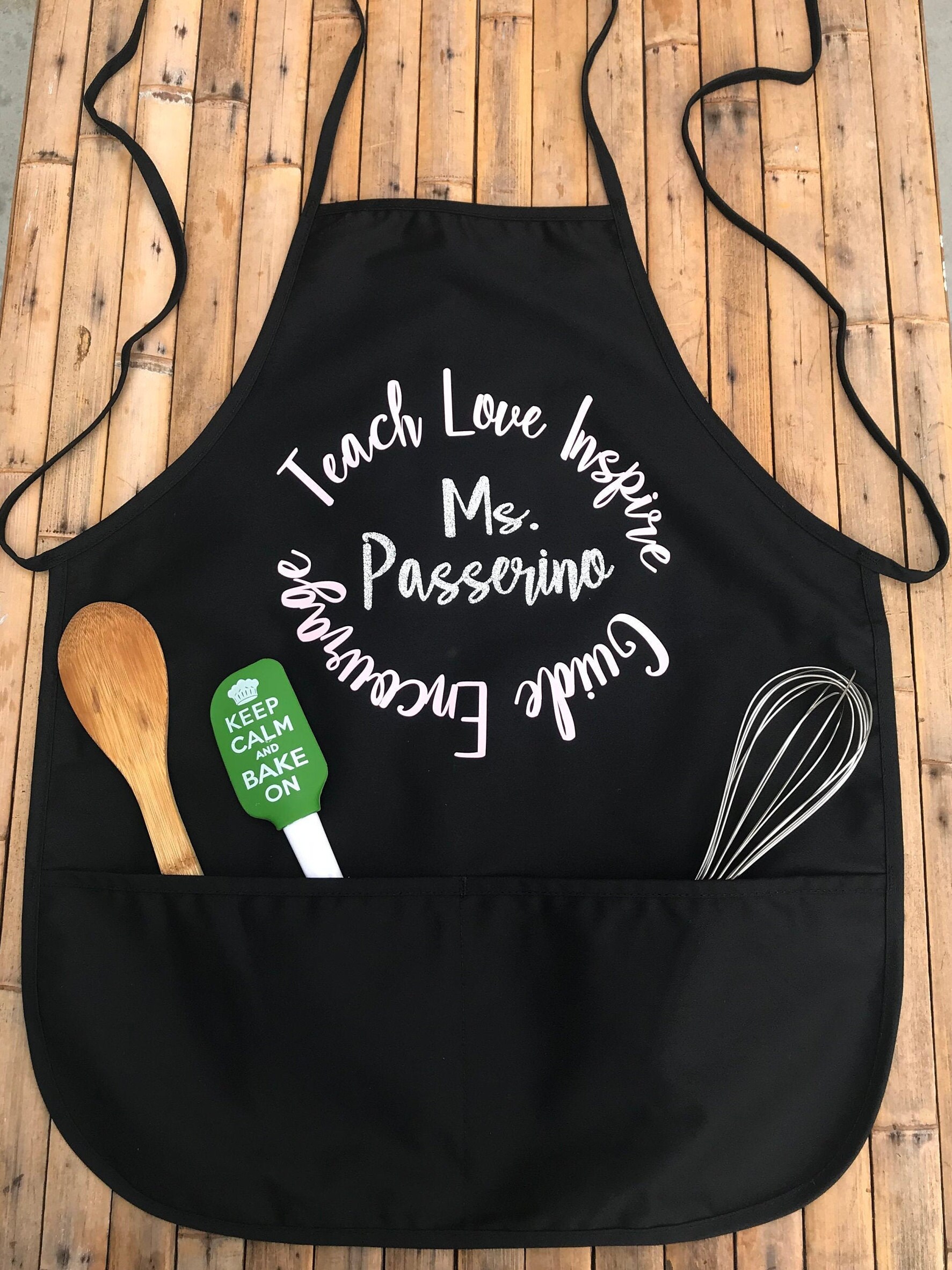 Kitchen Gifts for Her Teacher Appreciation Apron Personalized - Etsy