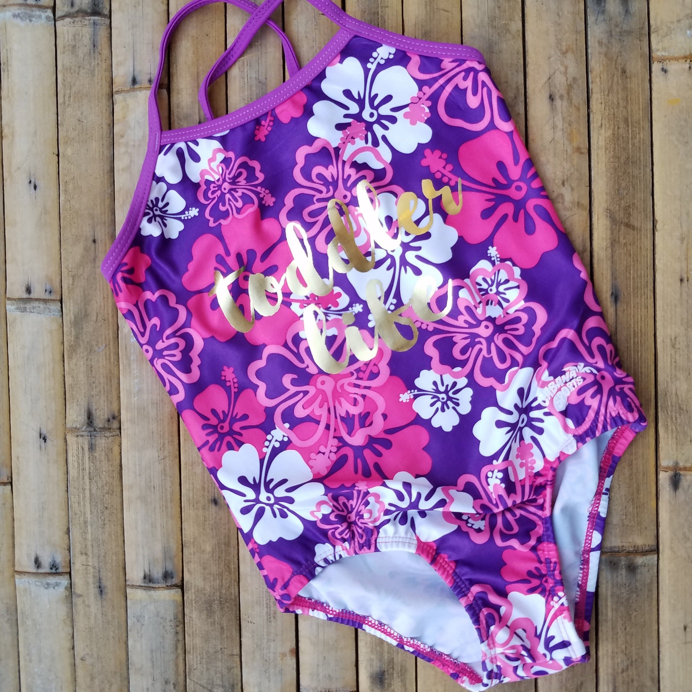 Girl Swimsuits Toddler Life Swimsuits for Toddlers One Piece Etsy