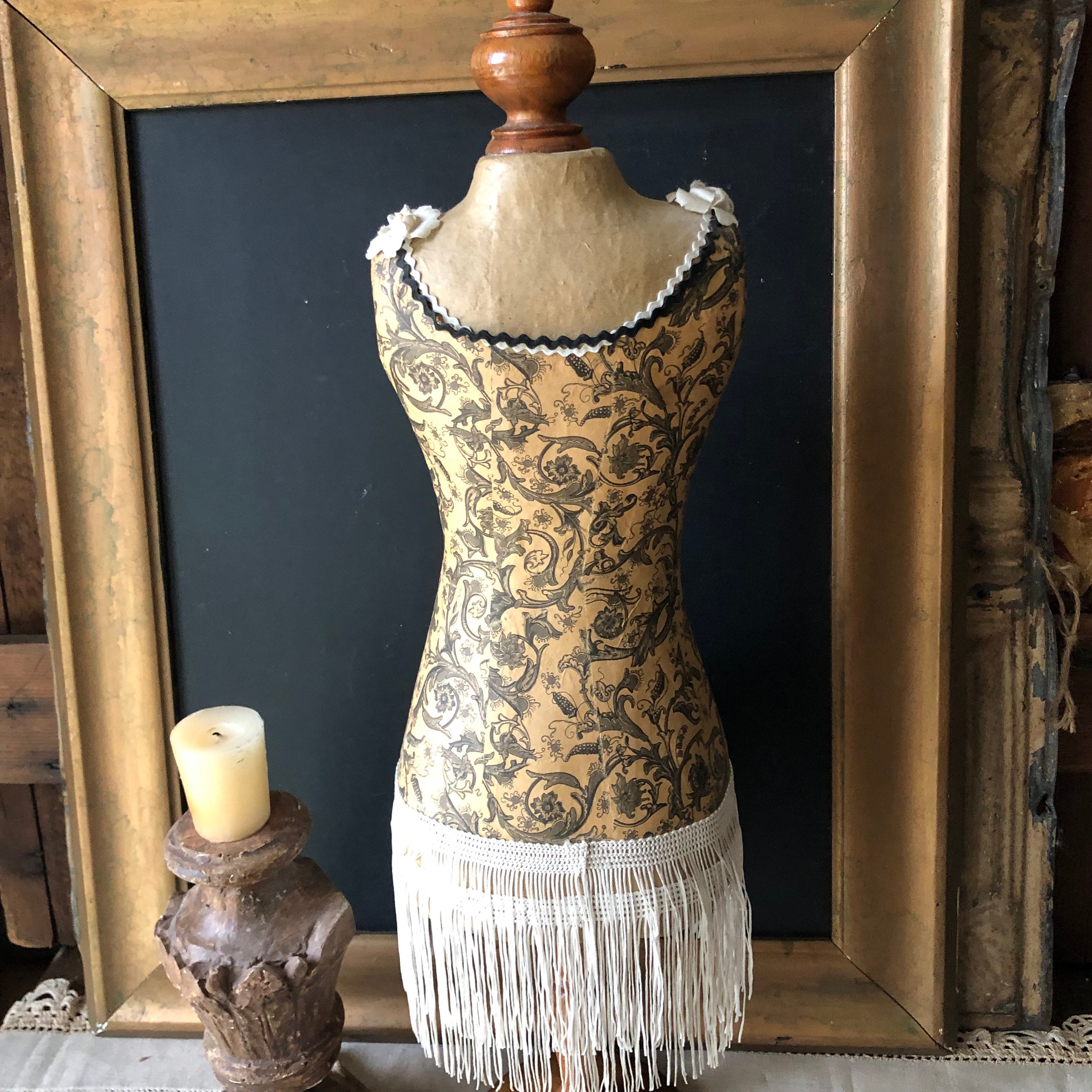 Vintage Paper Mache Dress Form Etsy