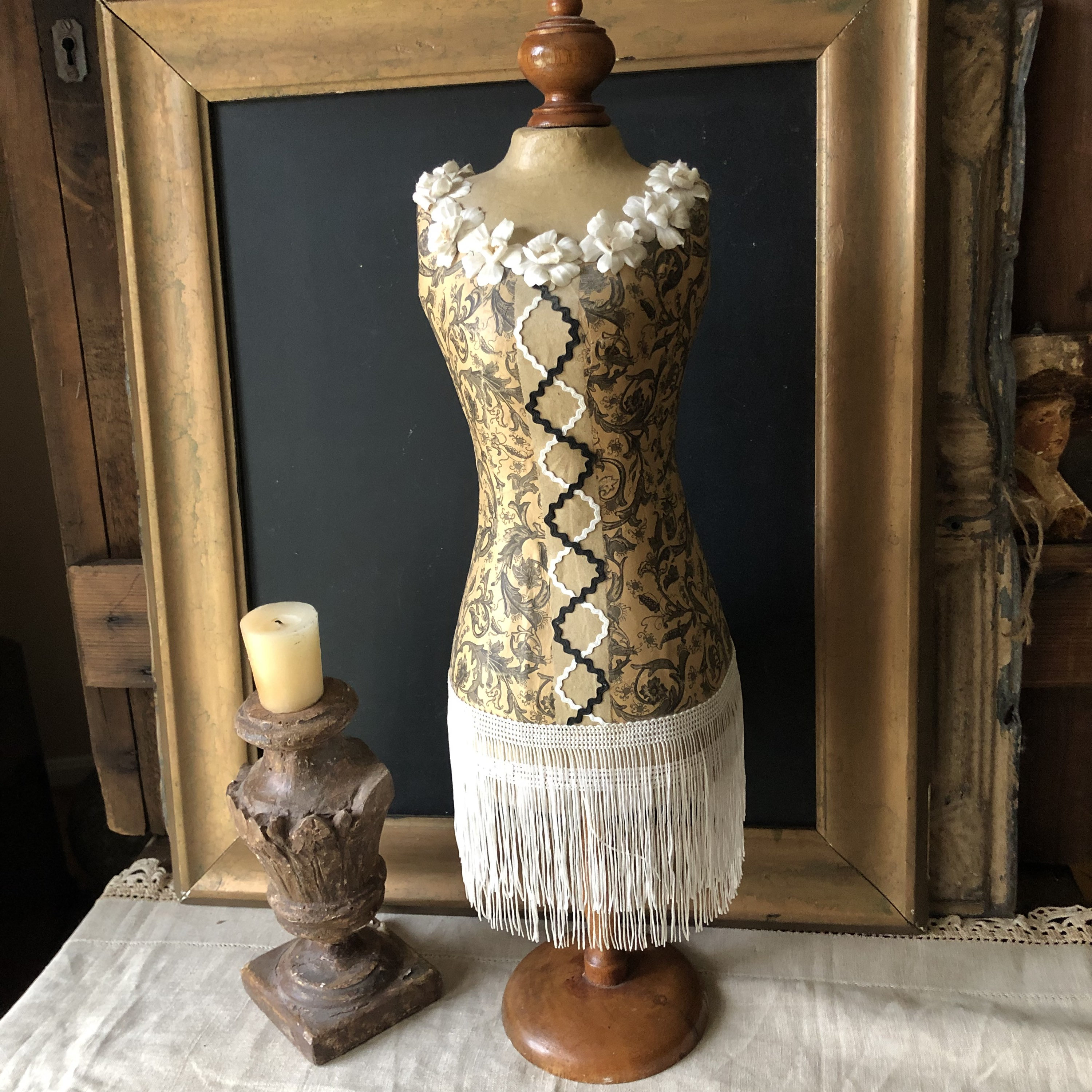 Vintage Paper Mache Dress Form Etsy