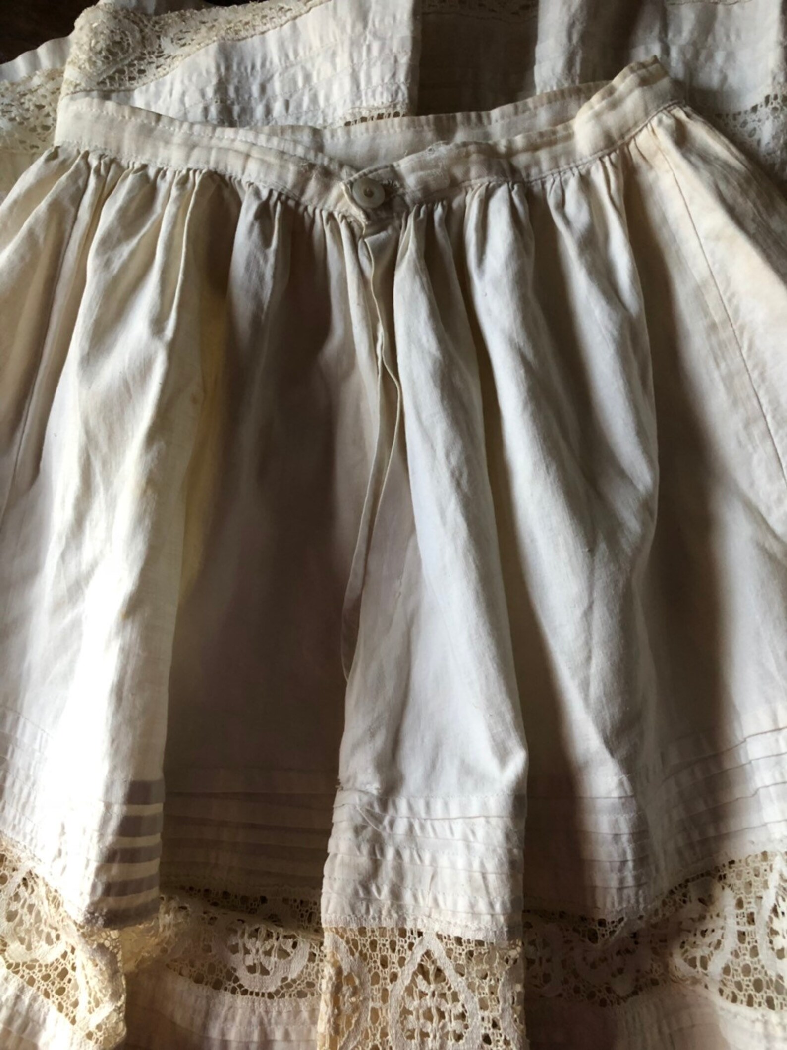 Edwardian Half Slip, Linen main image 0