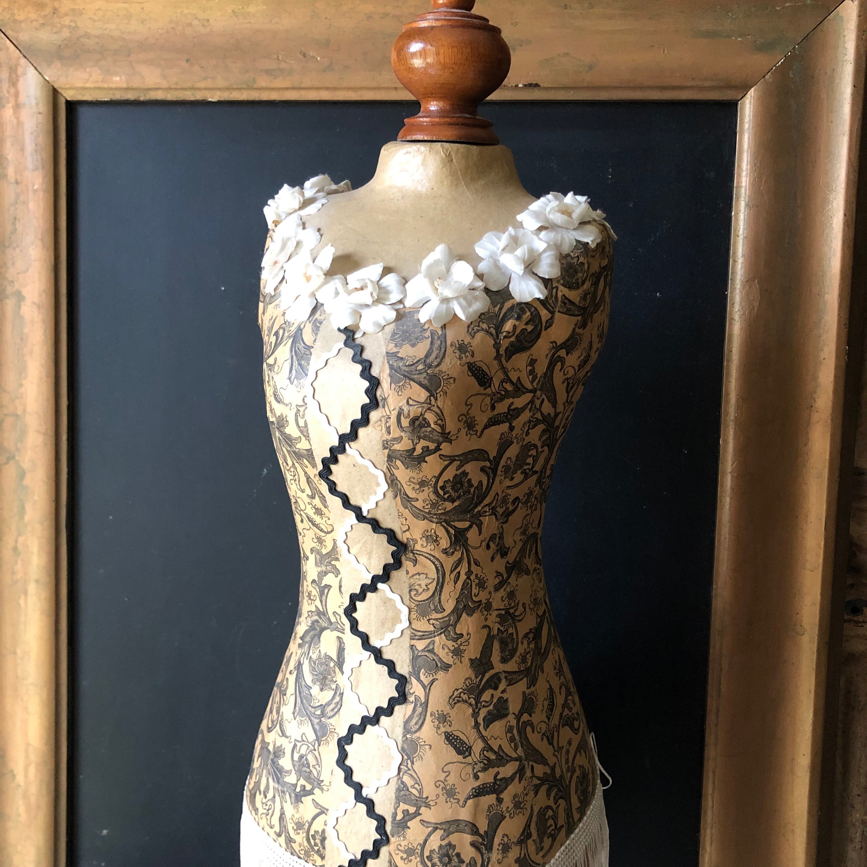 Vintage Paper Mache Dress Form Etsy