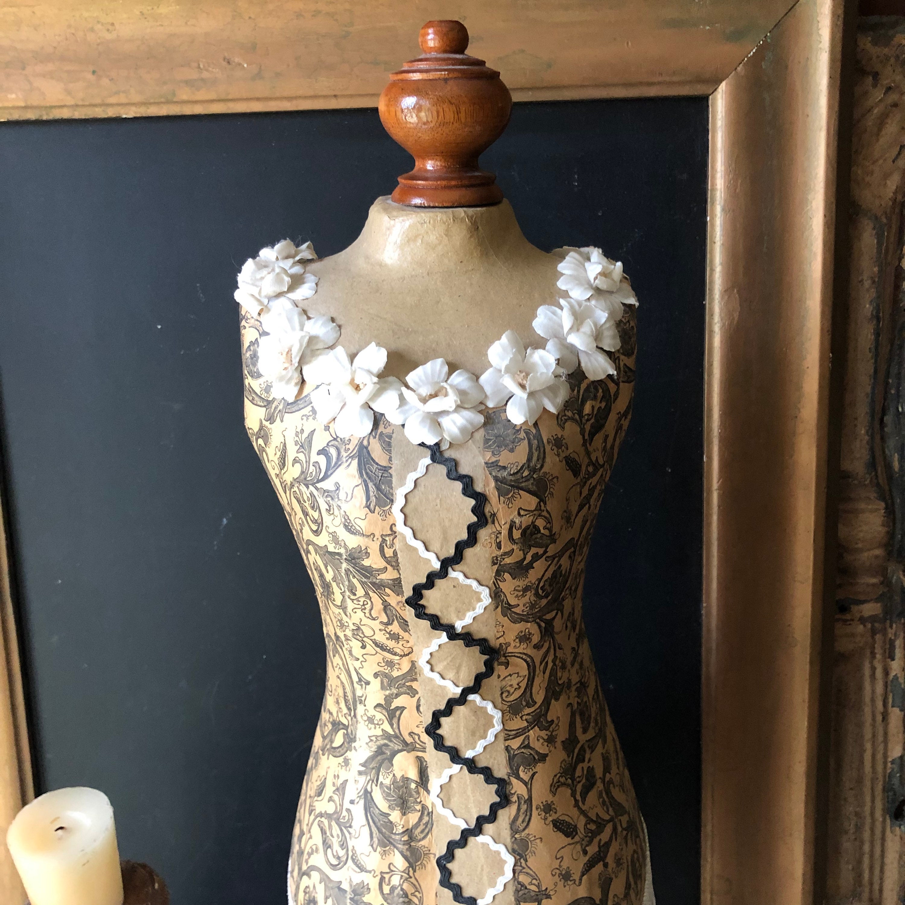 Vintage Paper Mache Dress Form Etsy