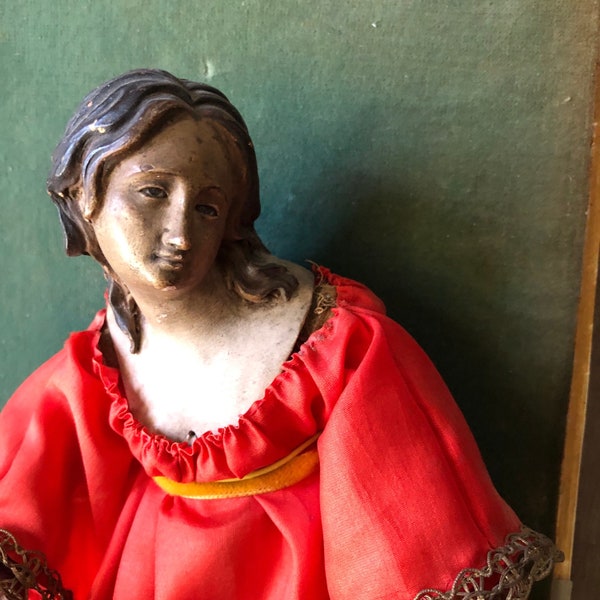 Antique Santos Italian Crèche Figure- Large