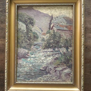 Vintage French Landscape Painting