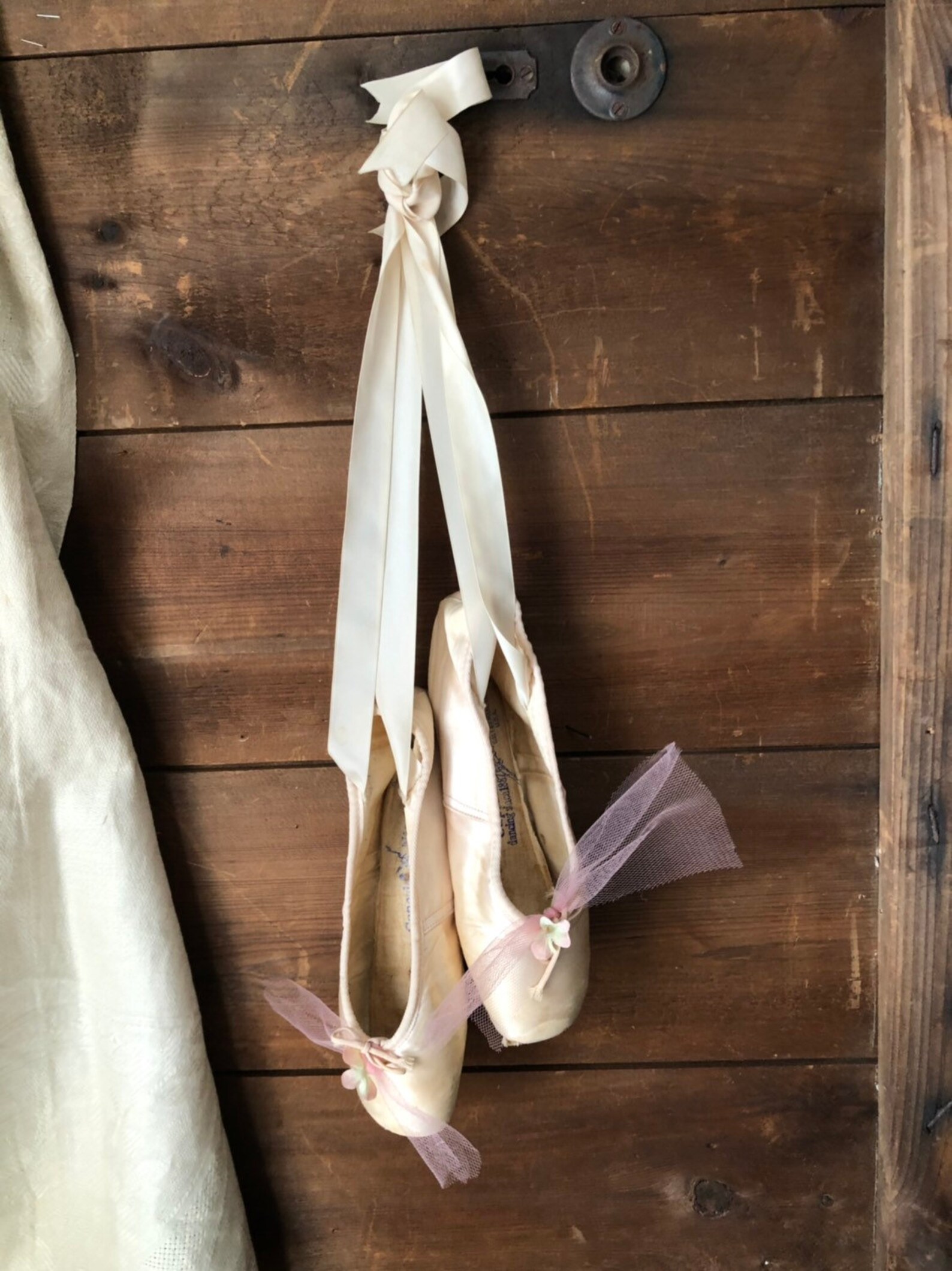 vintage ballet toe slippers