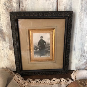 Antique French Photograph- Military 1875