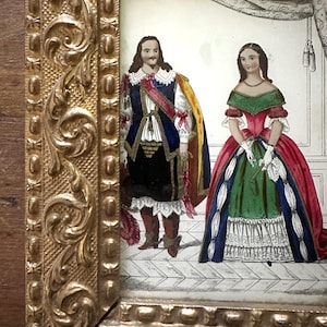 Antique Colored Lithograph