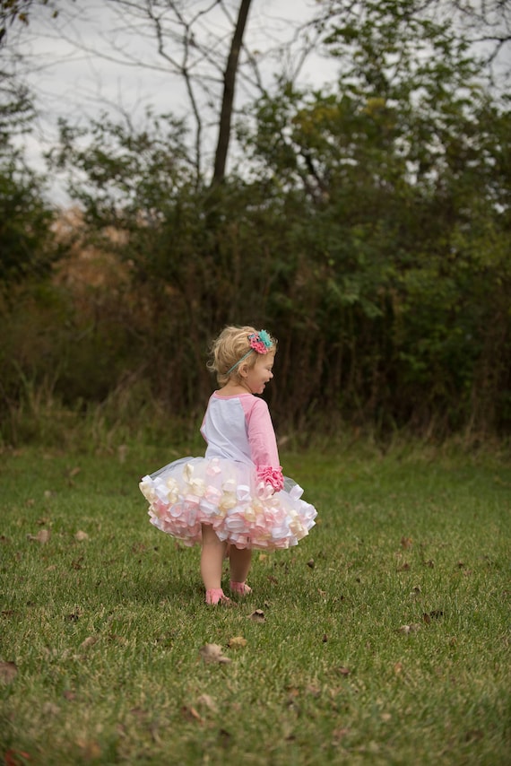 Ribbon Tutu Tulle Skirt Little Girl Flower Girl Dress For Weddings Baby Dress Wedding Flower Girl Dress For Toddler Newborn Size12 T26a By Vanah Lynn Designs Catch My Party