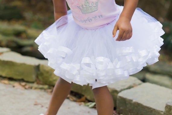 white tutu dress baby girl