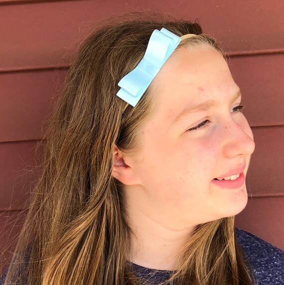 light blue headband for baby girl