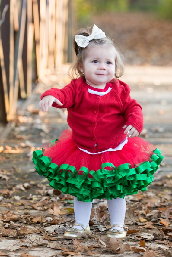 red infant tutu