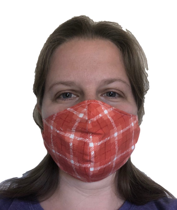 Unisex Face Mask, Adult Size Cloth Mask, Child Size Face Mask with Filter Pocket, Face Mask with Elastic Behind Head, Cotton Face Mask Il_570xn
